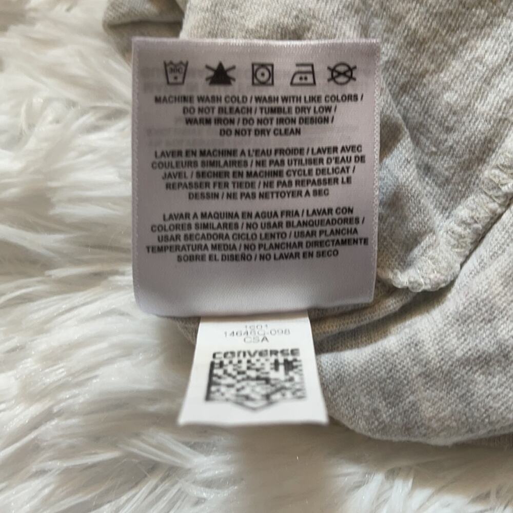 Converse Grey/Pink Size:Large T-Shirt - Picture 6 of 6